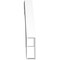Ekena Millwork 4-in. W x 28-in. D x 28-in. H Olympic Architectural Grade PVC Knee Brace BRCP04X28X28OLY - alternate 3